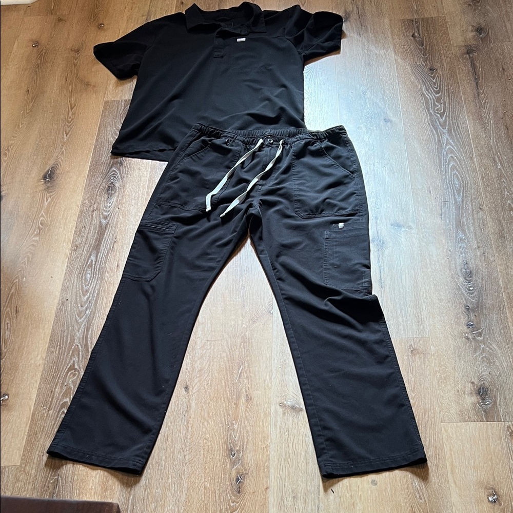 Figs Black Men's Set XL Pants and Top
